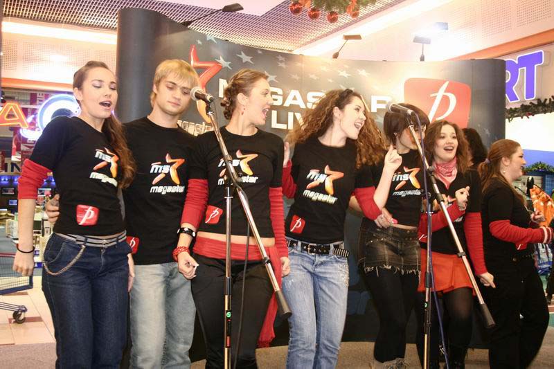 Finalistii "Megastar" au facut valuri la Constanta
