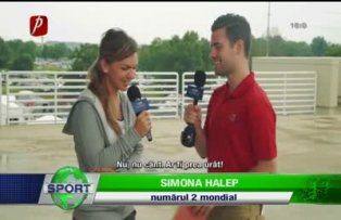 Halep şi întrebările "fulger"