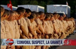 Convoiul suspect la granita