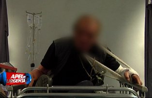 VIDEO / Bautura in exces l-a adus la spital. Un barbat de 62 le-a dat mari batai de cap medicilor