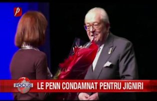 Le Penn, condamnat pentru jigniri
