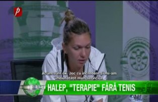 Halep, "terapie" fără tenis