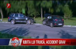 Iubita lui Truica accident grav
