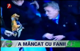 A mâncat cu fanii