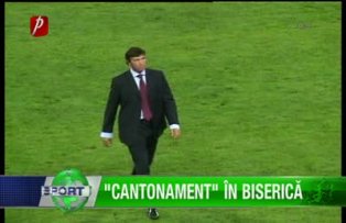 "Cantonament" la biserică