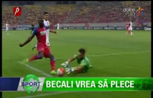 Becali vrea să plece