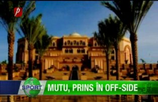 Mutu, prins în off-side