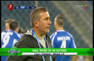 Hagi, învins de un autogol