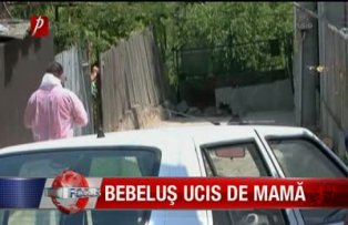 Bebelus ucis de mama