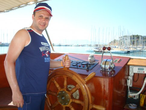 Grig Chiroiu, «căpitan» de vapor pe Marea Egee