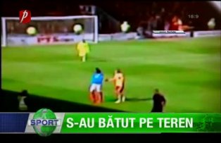 S-au bătut pe teren