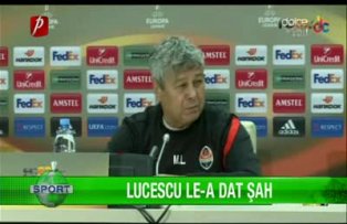 Lucescu le-a dat şah