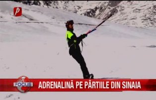 Adrenalină pe pârtiile din Sinaia