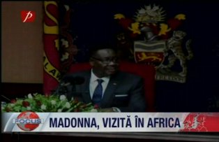 Madona vizita in Africa