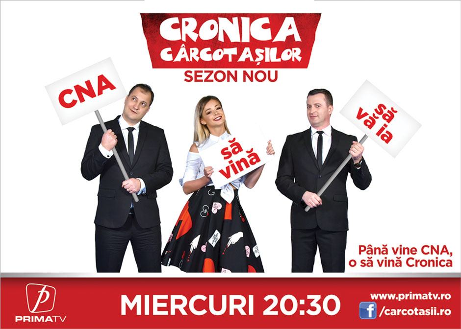 La Prima TV începe un nou sezon Cronica Cârcotaşilor