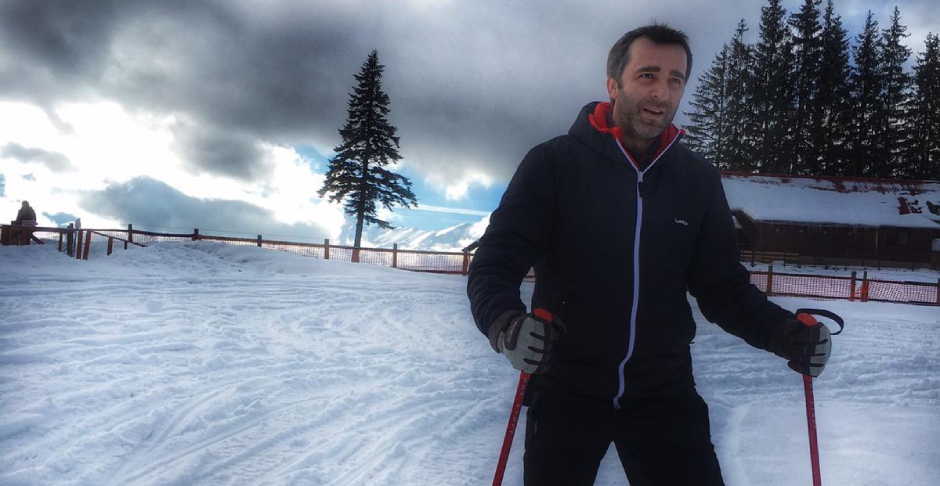 Marius Saizu, prezentatorul ştirilor Prima TV, pentru prima dată pe schiuri!