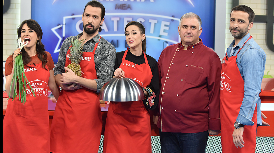 Prezentatorii ştirilor Focus arată cât de bine ştiu să gătească într-o ediţie specială a emisiunii Mama mea găteşte mai bine