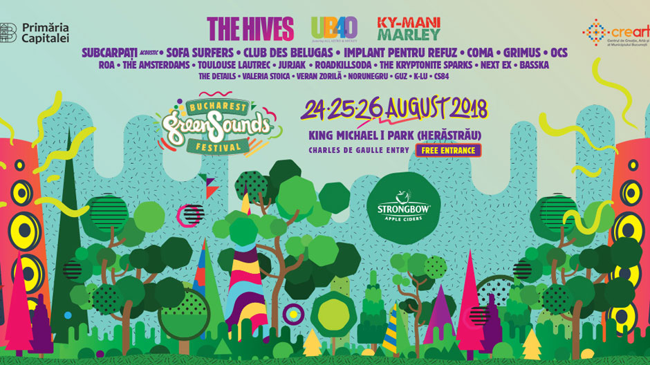 Incepe GreenSounds Festival. 3 zile de muzica si voie buna in Parcul Herastrau